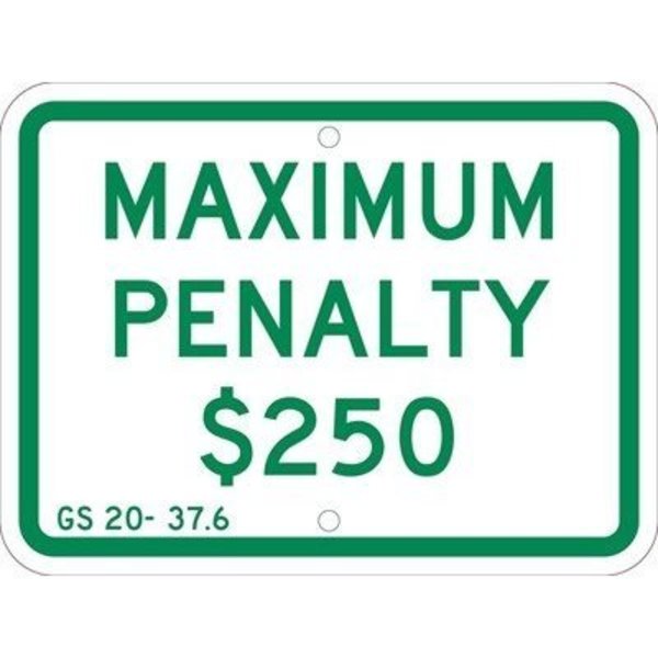 Nmc State Handicapped Parking Plaque $250 Fine Minimum, TMAS15J TMAS15J